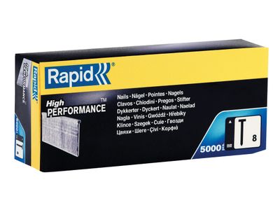 Rapid RPD840 No.8 Brad Nails 18Ga 40mm (Box 5000)