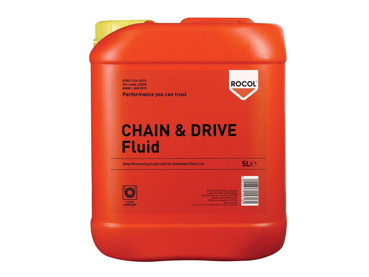 ROCOL ROC22306 CHAIN &amp; DRIVE Fluid 5 Litre