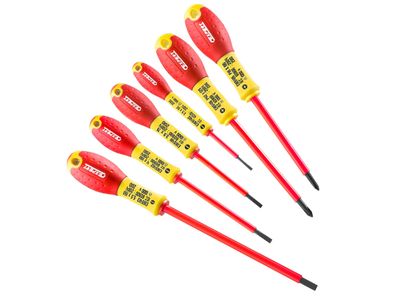 Expert BRIE160910B Insulated Screwdriver Set, 6 Piece