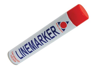 Aerosol AERLMPR 0902 Line Marking Spray Paint Red 750ml