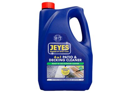Jeyes JEY11546 4-in-1 Patio &amp; Decking Cleaner 4 litre