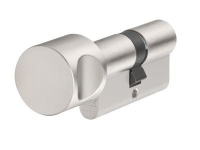 ABUS Mechanical ABUK60N4040C KE60NP Euro Thumbturn Cylinder Nickel Pearl Z40mm / K40mm Visi