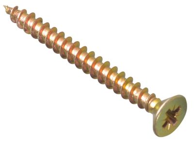 ForgeFix MPS555Y Multi-Purpose Screws ZYP 5.0 x 55mm (200)