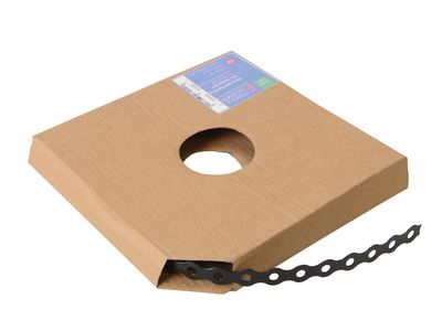 ForgeFix FORPCBB12 Black Plastic Coated Pre-Galvanised Band 12mm x 0.8 x 10m Box 1