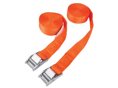 BlueSpot Tools B/S45404 Cam Buckle Tie-Down Straps Twin Pack 2.5m