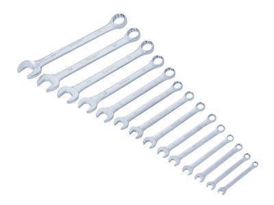 BlueSpot Tools B/S04125 Combination Spanner Set, 14 Piece