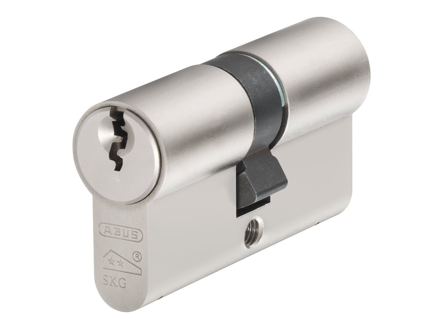 ABUS Mechanical ABUE60N4050C E60NP Euro Double Cylinder Nickel Pearl 40mm / 50mm Visi