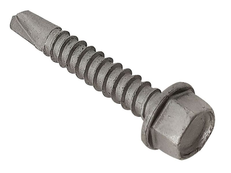 ForgeFix FORTFH5545L TechFast Roofing Sheet to Steel Hex Screw No.3 Tip 5.5 x 45mm Box 100