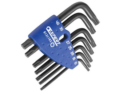 Expert BRIE121102B TORX Key Set of 7 (TX10-TX40)