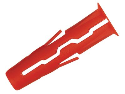 Rawlplug RAW68517 Red UNO Plugs 6 x 28mm (Pack 1000)