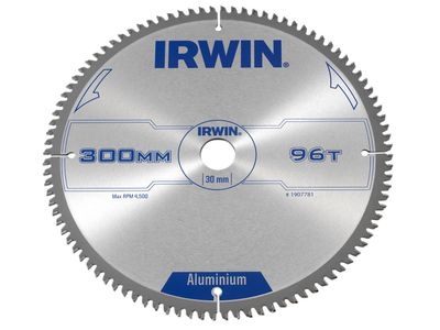 IRWIN IRW1907781 Professional Aluminium Circular Saw Blade 300 x 30mm x 96T TCG