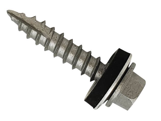 ForgeFix FORTFHWP6332 TechFast Metal Roofing to Timber Hex Screw T17 Gash Point 6.3 x 32mm Box 100
