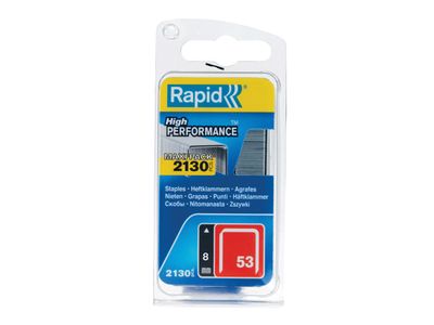 Rapid RPD5000742 53/8B 8mm Galvanised Staples (Pack 2000)