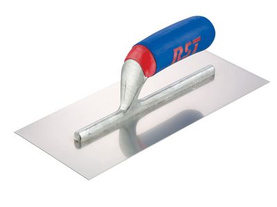 R.S.T. RST124BST Plasterer&#39;s Finishing Trowel Banana Soft Touch Handle 11 x 4.1/2in