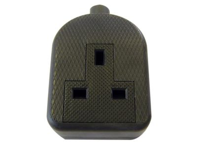 Dencon DCN9432BNB Trailing Socket 13A 1-Gang Black