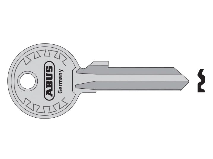 ABUS Mechanical ABUKB00906 24/70-82/63-92/65 Key Blank 00906