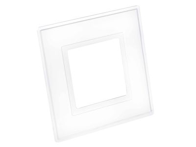 Dencon DCN88032NB Clear Finger Plate 1-Gang (Pack of 2)