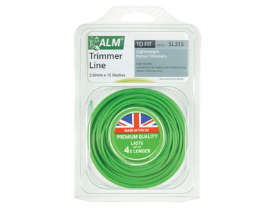 ALM Manufacturing ALMSL315 SL315 Light-Duty Petrol Trimmer Line 2.0mm x 15m