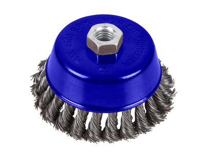 BlueSpot Tools B/S19216 Twist Knot Cup Brush 100mm M14 X 2