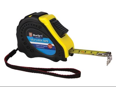 BlueSpot Tools B/S33006 Easy Read Magnetic Pocket Tape 7.5m/25ft (Width 22mm)