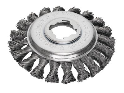 Lessmann LES47225X X-Lock Steel Knot Bevel Brush 115mm Non Spark