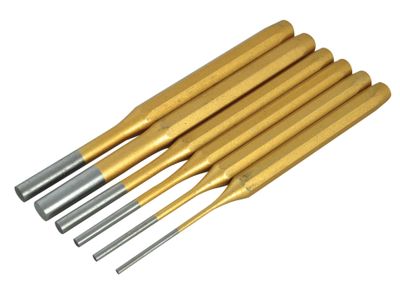 BlueSpot Tools B/S22449 Gold Pin Punch Set  6 Piece