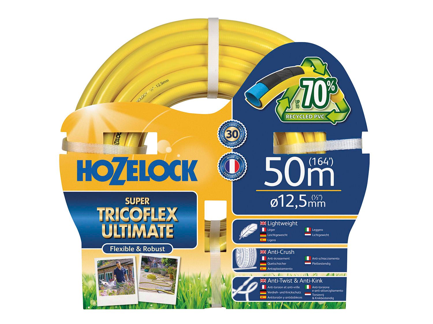 Hozelock HOZ7850 7850 Ultimate Hose 50m 12.5mm (1/2in) Diameter