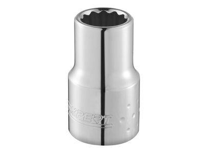 Expert BRIE113740B Bi-Hexagon Socket 12 Point Regular 1/4in Drive 3/16in