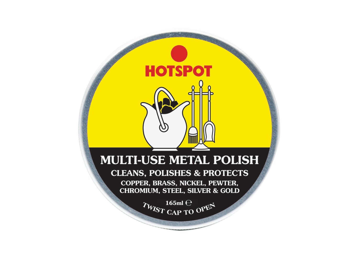 Hotspot HOTHS240015 Multi-Use Metal Polish 165ml Tin