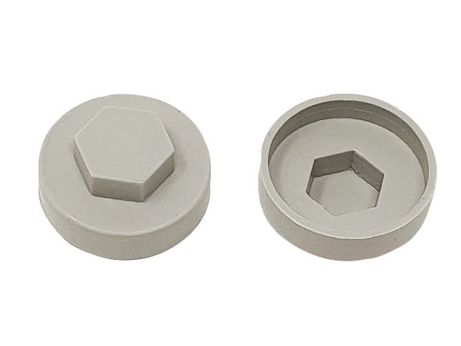 ForgeFix FORTFCC16GG TechFast Cover Cap Goosewing Grey 16mm (Pack 100)