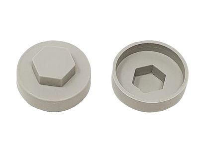 ForgeFix FORTFCC16GG TechFast Cover Cap Goosewing Grey 16mm (Pack 100)