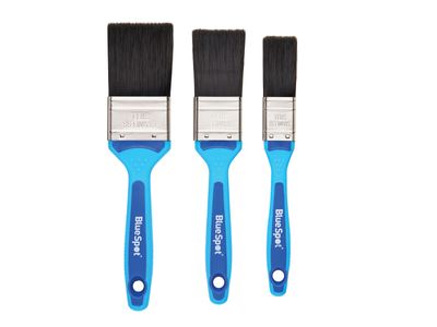 BlueSpot Tools B/S36011 Soft Grip Synthetic Paint Brush Set, 3 Piece