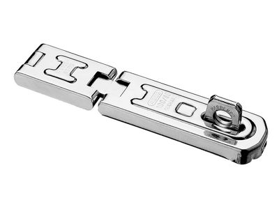ABUS Mechanical ABU100100HS 100/100 DG Hinged Hasp &amp; Staple 100mm