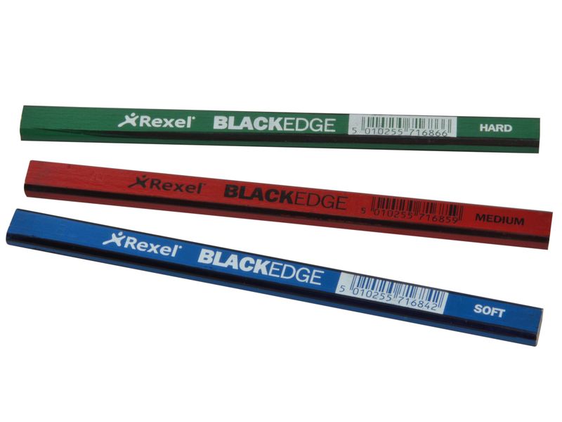 Blackedge BLAA Carpenter's Pencils - Assorted (Card 12)