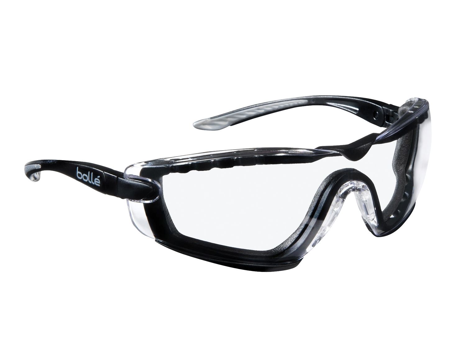 Bolle Safety BOLCOBFTPSI COBRA PSI PLATINUM Safety Glasses with Foam Arms Clear