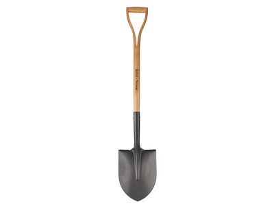 Kent &amp; Stowe K/S70100650 Carbon Steel Round Nosed Shovel, FSC