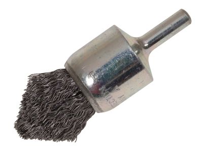 Lessmann LES453162 Pointed End Brush with Shank 23/68 x 25mm, 0.30 Steel Wire
