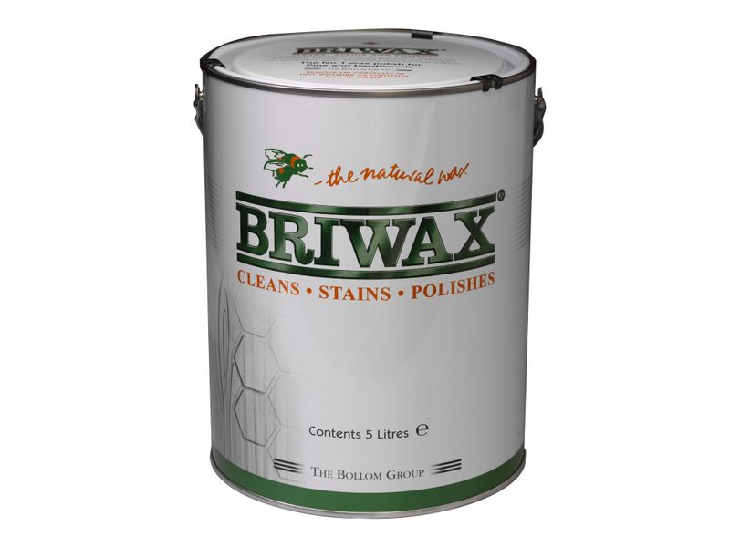 Briwax BRWWPCL5 Wax Polish Original Clear 5 litre