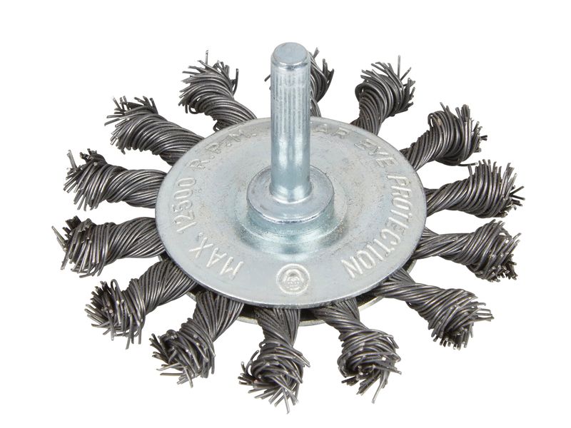 BlueSpot Tools B/S19223 Flat Twist Knot Wire Wheel 75mm