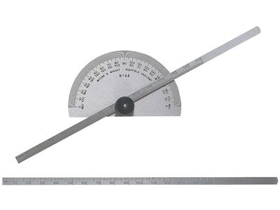 Moore &amp; Wright MAW44 Protractor Type Depth Gauge Metric/Imperial 0-6in