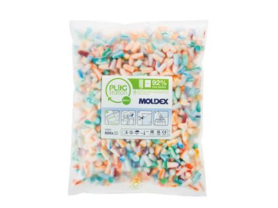 Moldex MOL786001 Spark Plugs PlugStation 500 Refill SNR 35 dB (500 Pairs)