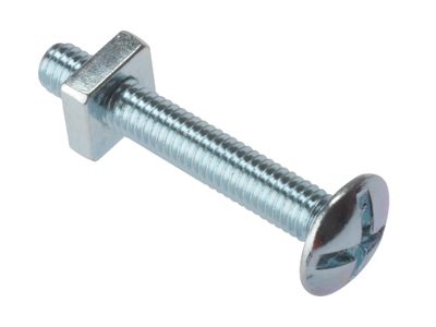 ForgeFix 25RBN840 Roofing Bolt ZP M8 x 40mm (25)