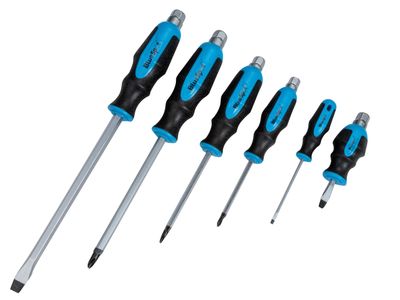 BlueSpot Tools B/S12068 Hex Bolster Screwdriver Set, 6 Piece