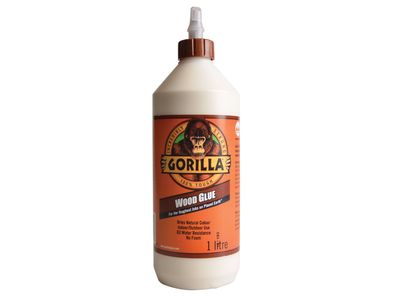 Gorilla Glue GRGGWG1L Gorilla PVA Wood Glue 1 litre