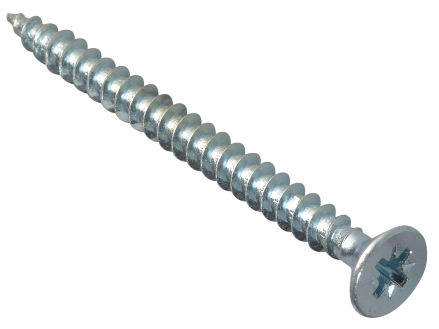 ForgeFix FORMPS560ZP Multi-Purpose Pozi Compatible Screw CSK ST ZP 5 x 60mm Box 100