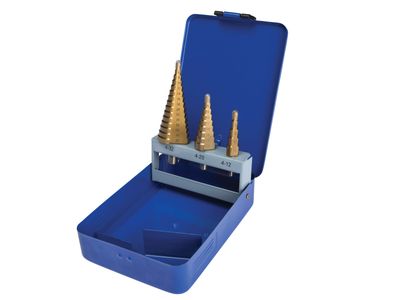 BlueSpot Tools B/S20504 Step Drill Set 4-32mm  3 Piece