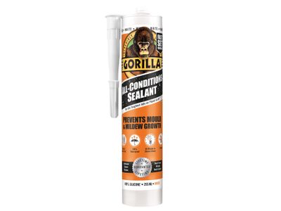 Gorilla Glue GRGSEALWH295 Gorilla All Condition Sealant White 295ml