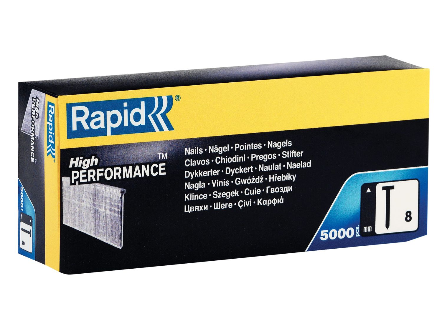 Rapid RPD830 No.8 Brad Nails 18Ga 30mm (Box 5000)