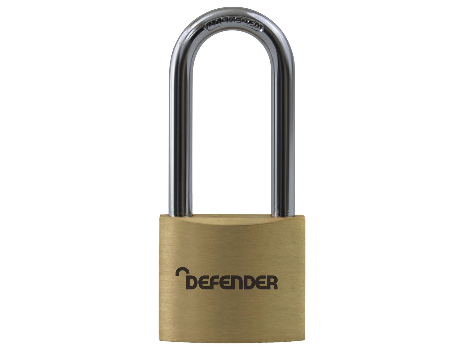 DEFENDER DEFBP4LSKA Brass Padlock Long Shackle 40mm Keyed Alike