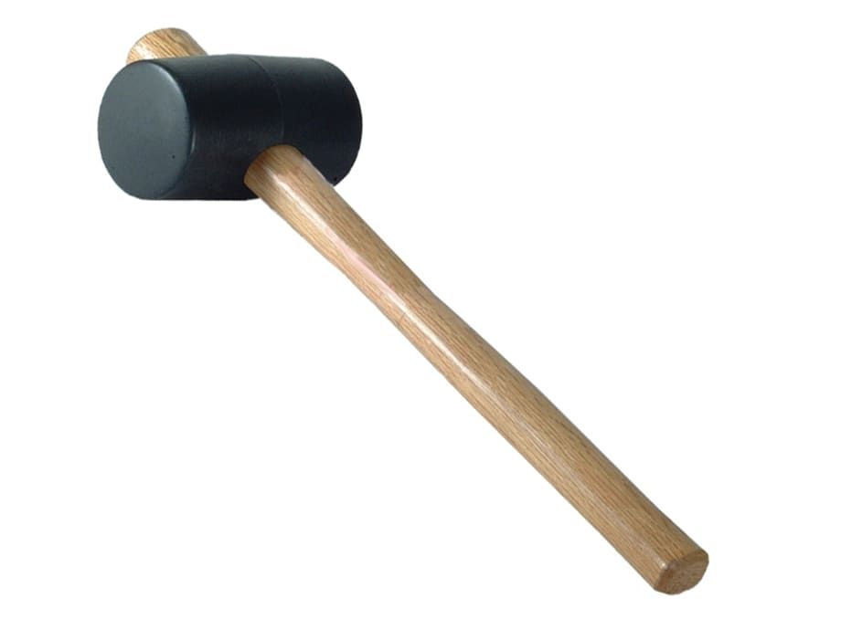 Faithfull FAIRMB212 Rubber Mallet Black 680g (24oz)